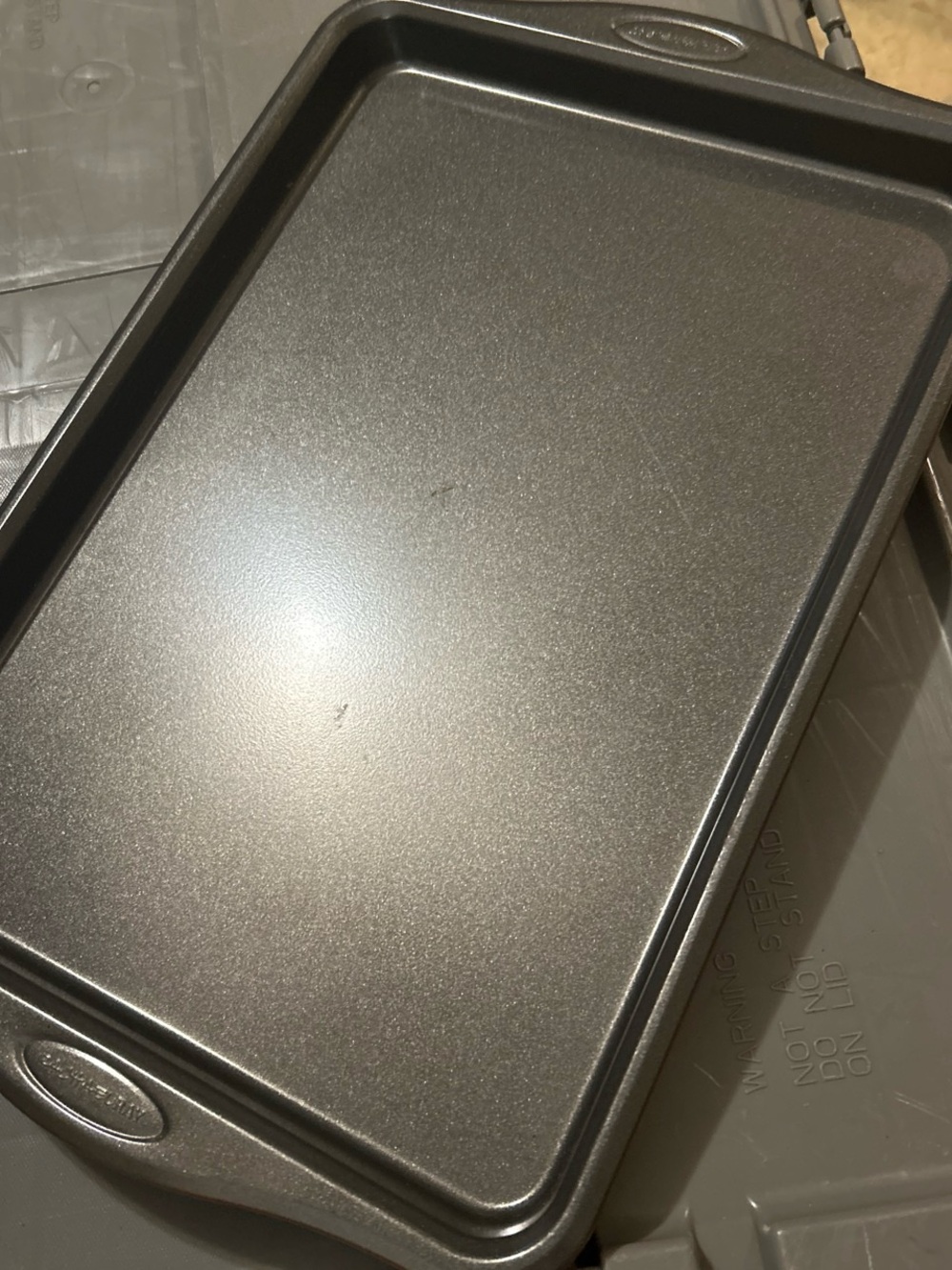 Rachael Ray Gray Nonstick Cookie Sheet Baking Pan